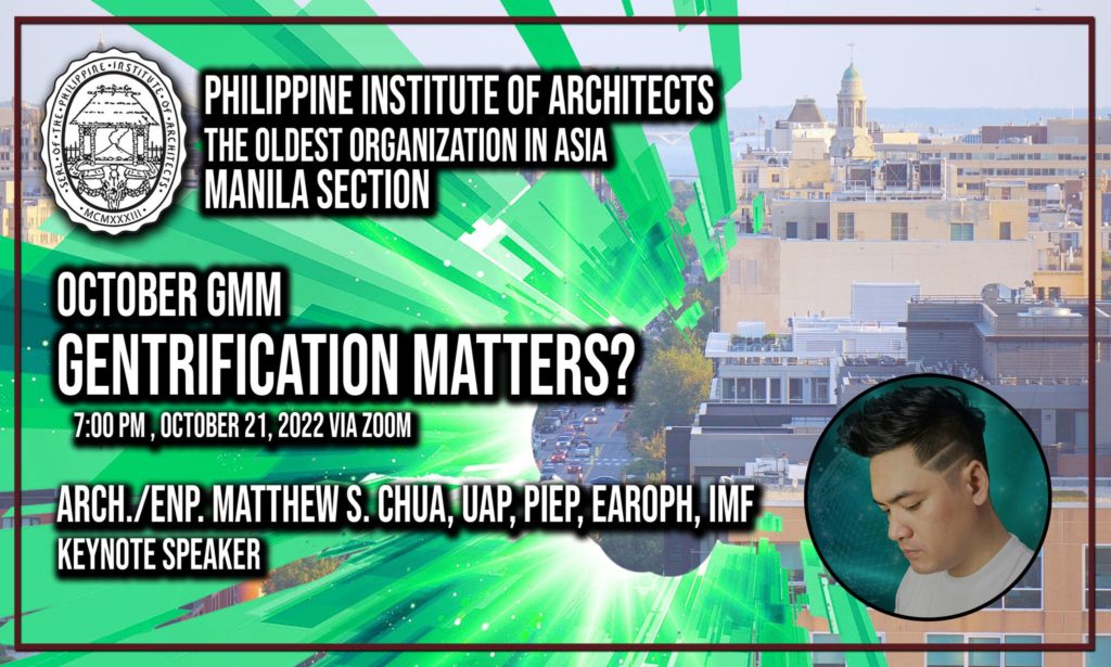 Gentrification Matters Poster